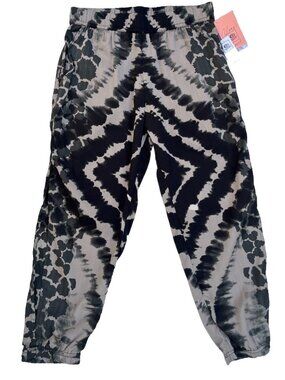Rip Curl Midnight Hour Pants Womens Small Waist Wide Leg Boho Beach Flowy NWT